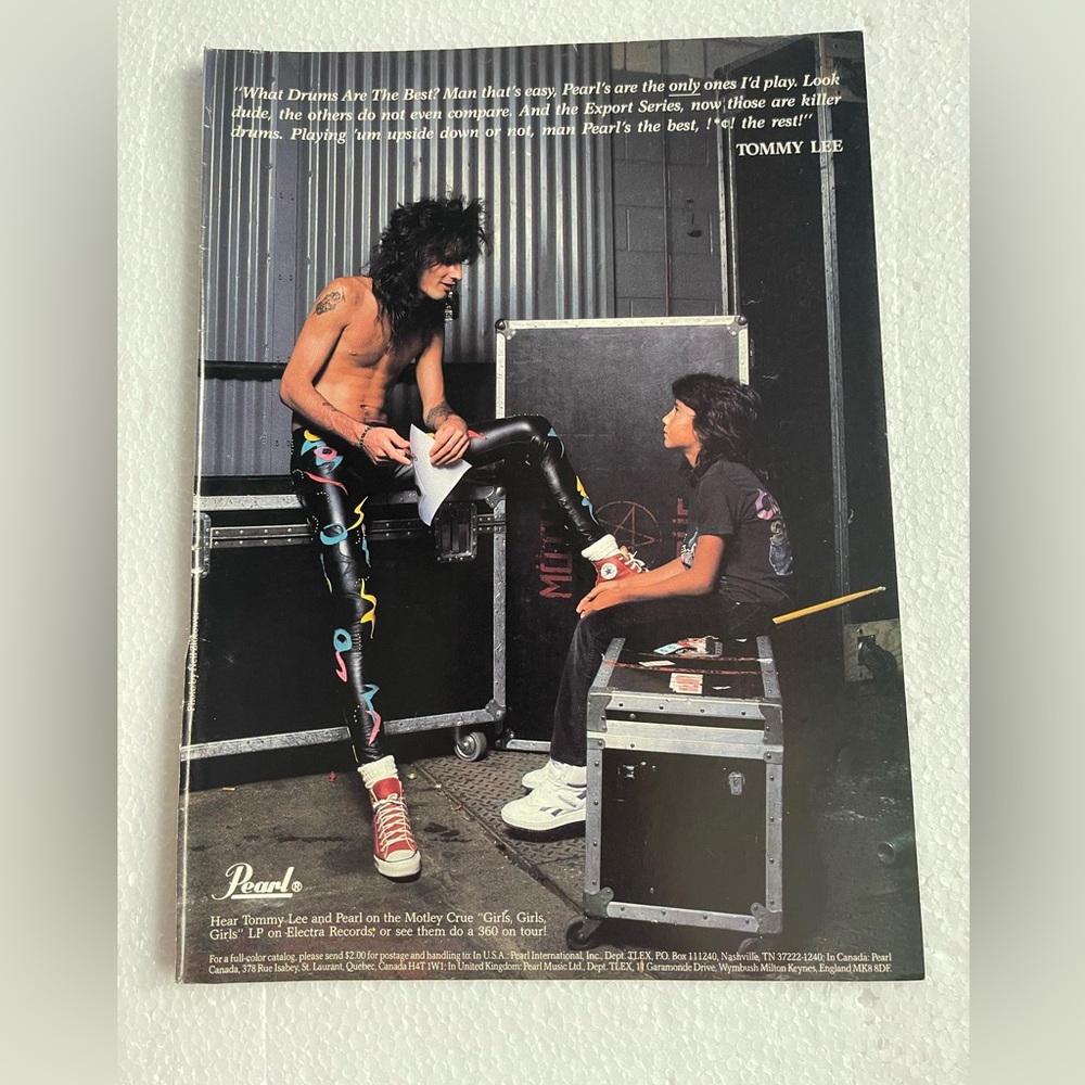 Tommy Lee Pearl ad